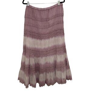 Metro Wear Maxi Tie‎ Dye Peasant Skirt Size XL Gauzy Cotton Fairy Whimsical NWT